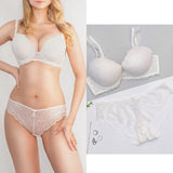 VS Brand 2019 hot push up bra Set Underwear Women Full Coverage Lace Comfortable Underwire padding Bra panties Set For Ladies