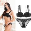 VS Brand 2019 hot push up bra Set Underwear Women Full Coverage Lace Comfortable Underwire padding Bra panties Set For Ladies