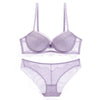 VS Brand 2019 hot push up bra Set Underwear Women Full Coverage Lace Comfortable Underwire padding Bra panties Set For Ladies