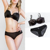 75B Bra set Buy More Big Discount Sexy Lace push up padding wire free brassier women underwear lingerie bra and panties set
