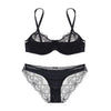75B Bra set Buy More Big Discount Sexy Lace push up padding wire free brassier women underwear lingerie bra and panties set