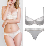 75B Bra set Buy More Big Discount Sexy Lace push up padding wire free brassier women underwear lingerie bra and panties set