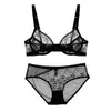 75B Bra set Buy More Big Discount Sexy Lace push up padding wire free brassier women underwear lingerie bra and panties set