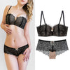 70B Buy More Big Discount Lingerie Set Cotton Thin Thread Push Up Bra Set beauty back Women Bra Panties Set Comfort Underwear