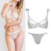 70B Buy More Big Discount Lingerie Set Cotton Thin Thread Push Up Bra Set beauty back Women Bra Panties Set Comfort Underwear