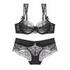 70B Buy More Big Discount Lingerie Set Cotton Thin Thread Push Up Bra Set beauty back Women Bra Panties Set Comfort Underwear