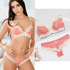 70B Bra set Buy More Big Discount New Europe Girl Sexy Lace Bra Set Gather Adjustable Underwear Sets For Women A B C Cup