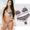 70B Bra set Buy More Big Discount New Europe Girl Sexy Lace Bra Set Gather Adjustable Underwear Sets For Women A B C Cup
