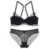 70B Bra set Buy More Big Discount women Lace hollow out panty underwear set Red Black Beige transparent bra brief sets