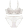 70B Bra set Buy More Big Discount women Lace hollow out panty underwear set Red Black Beige transparent bra brief sets