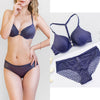 75A Bra set Buy More Big Discount Push-up Bra and Panty Sets 3/4 Cup Brand Lace Lingerie Set Deep V intimates bralette set