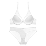 75A Bra set Buy More Big Discount Push-up Bra and Panty Sets 3/4 Cup Brand Lace Lingerie Set Deep V intimates bralette set