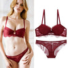 75A Bra set Buy More Big Discount NEW Sexy Lace Bandage Lingerie Set Charm Seduction Push Up Underwear Women Elegant Breathable