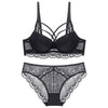 75A Bra set Buy More Big Discount NEW Sexy Lace Bandage Lingerie Set Charm Seduction Push Up Underwear Women Elegant Breathable