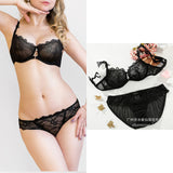 80B Bra set Buy More Big Discount transparent lingerie set ultra thin Sexy Lace Underwear push up bralette set women underwear