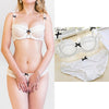 80A Bra set Buy More Big Discount Lace Lingerie Set Push Up  Solid  Underwear Embroidery bra and panty set Lace intimate