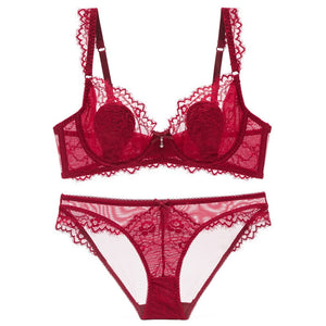80B Bra set Buy More Big Discount Push Up Half Cup bra and panty set Lounge Bra and Panties Embroidery underwear