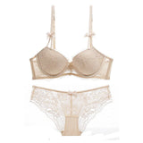 80B Bra set Buy More Big Discount Push Up Half Cup bra and panty set Lounge Bra and Panties Embroidery underwear