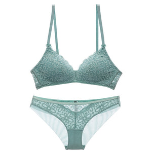 80B Bra set Buy More Big Discount push up Underwear Lace Brassiere wireless Lingerie Soft Trim Comfortable Bralette set