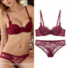 80B Bra set Buy More Big Discount push up Underwear Lace Brassiere wireless Lingerie Soft Trim Comfortable Bralette set