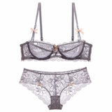 80B Bra set Buy More Big Discount push up Underwear Lace Brassiere wireless Lingerie Soft Trim Comfortable Bralette set