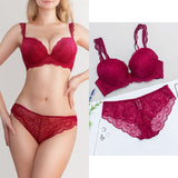 80B Bra set Buy More Big Discount push up Underwear Lace Brassiere wireless Lingerie Soft Trim Comfortable Bralette set
