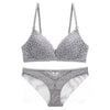 80B Bra set Buy More Big Discount push up Underwear Lace Brassiere wireless Lingerie Soft Trim Comfortable Bralette set