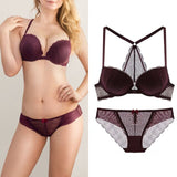 70C Bra set Buy More Big Discount Sexy Bra set Women's push up Lace Underwear Panties Thin breathable underwear set Sexy