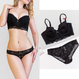 80B Bra set Buy More Big Discount Women Underwear Push up Lingerie Wireless panties Floral Embroidery Lingerie set Women Bow Bra