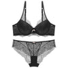 75C Bra set Buy More Big Discount Ultrathin Underwear Set Women Transparent Bra and panites Lace Embroidery Lingerie Brassiere