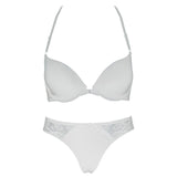 75C Bra set Buy More Big Discount Ultrathin Underwear Set Women Transparent Bra and panites Lace Embroidery Lingerie Brassiere