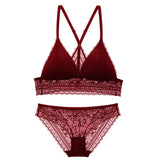 70A Bra set Buy More Discount Big Underwear Set Plus Size C D Cup Women Transparent Bra Sets Lace Embroidery Lingerie Gray