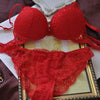 80A Bra set Buy More Big Discount Embroidery Lingerie Set padding Cup Temptation Sexy Underwear For Women High Waist bralette
