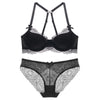 75D Bra set Buy More Big Discount Sexy women Triangle cup lingerie Lace underwear Cotton bra set Push Up brassier comfortable