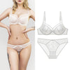 75D Bra set Buy More Big Discount Sexy women Triangle cup lingerie Lace underwear Cotton bra set Push Up brassier comfortable