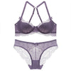 75D Bra set Buy More Big Discount Sexy women Triangle cup lingerie Lace underwear Cotton bra set Push Up brassier comfortable