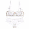 75D Bra set Buy More Big Discount Sexy women Triangle cup lingerie Lace underwear Cotton bra set Push Up brassier comfortable