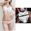 80A Bra set Buy More Big Discount  Push Up Bras Underwear Sets 3/4 cup Adjustable Bras and Panties wire free thin cup intimates