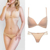 80A Bra set Buy More Big Discount  Push Up Bras Underwear Sets 3/4 cup Adjustable Bras and Panties wire free thin cup intimates