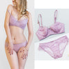 80A Bra set Buy More Big Discount  Push Up Bras Underwear Sets 3/4 cup Adjustable Bras and Panties wire free thin cup intimates