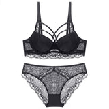 75B Bra set Buy More Big Discount Seamless Vest Ultrathin Cotton Bra and Panty Women Lingerie Sexy Embroidery Lace Underwear Set