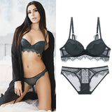 75B Bra set Buy More Big Discount Seamless Vest Ultrathin Cotton Bra and Panty Women Lingerie Sexy Embroidery Lace Underwear Set