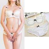 70c Buy More Big Discount Sexy Lace Triangle cup Bra Sets For Women Wireless Thin Cotton Breathable Comfortable Underwear