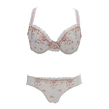 70c Buy More Big Discount Sexy Lace Triangle cup Bra Sets For Women Wireless Thin Cotton Breathable Comfortable Underwear