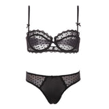 70c Buy More Big Discount Sexy Lace Triangle cup Bra Sets For Women Wireless Thin Cotton Breathable Comfortable Underwear