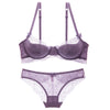 70C Bra set Buy More Big Discount 2019 NEW Lace Bow Lingerie Set 1/2 Cup Sexy Intimates Push Up Bra Set Underwear